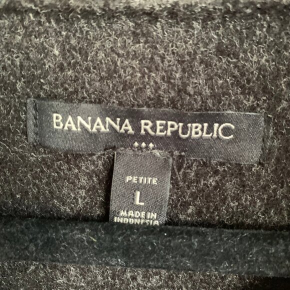BANANA REPUBLIC FACTORY BRUSHED SHORT JACKET - SIZE L PETITE - Picture 11 of 11